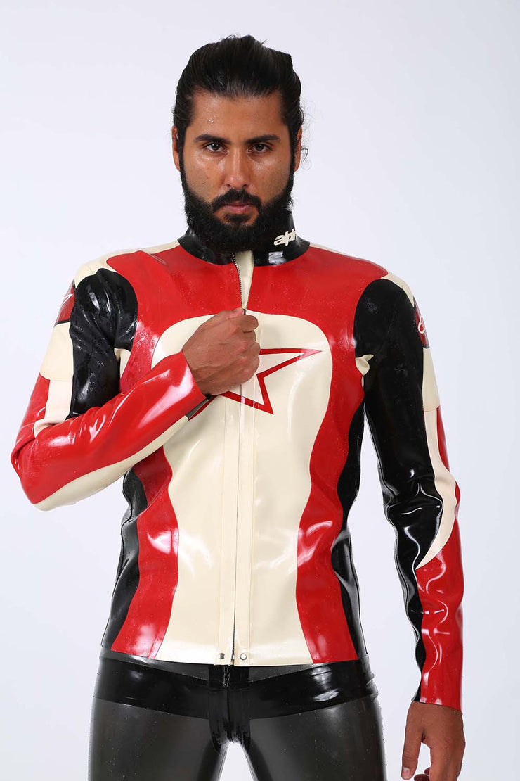 Rubber Latex Racing Jacket