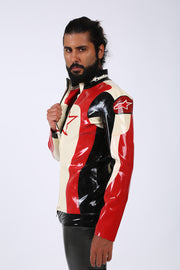 Rubber Latex Racing Jacket