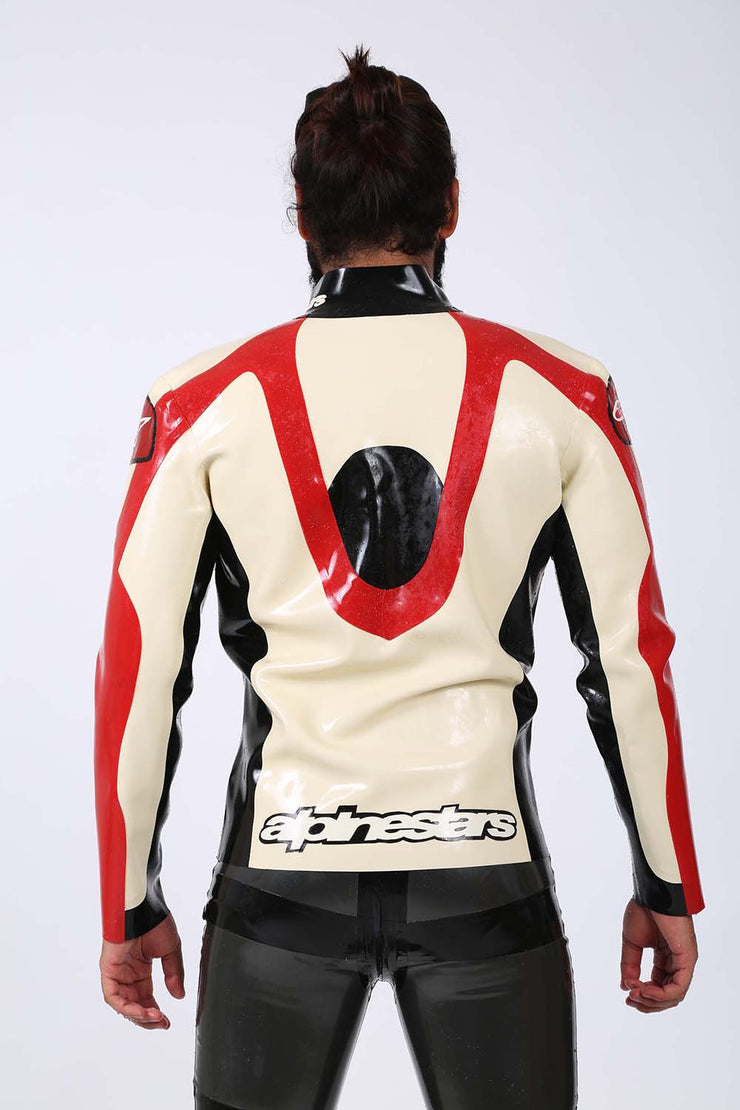 Rubber Latex Racing Jacket