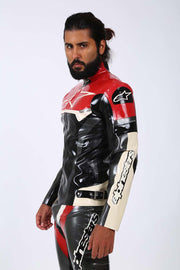Rubber Latex Racing Jacket