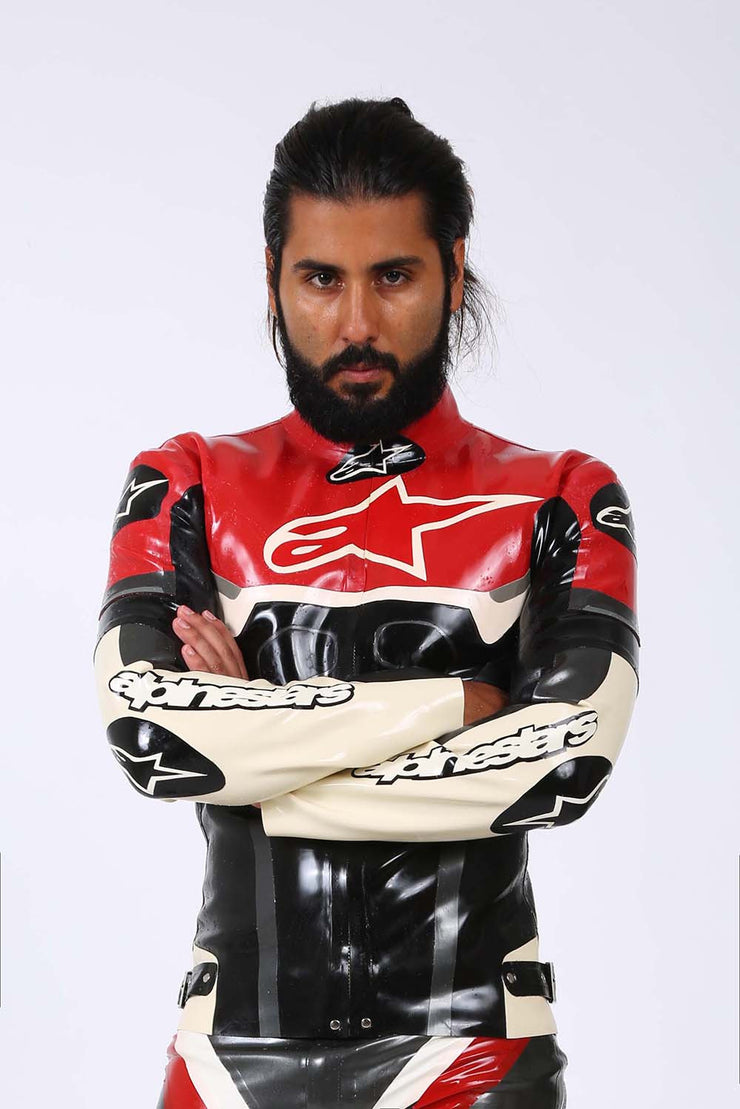Rubber Latex Racing Jacket