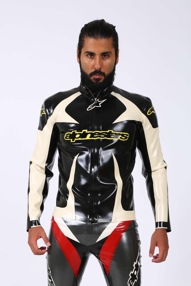 Rubber Latex Racing Jacket