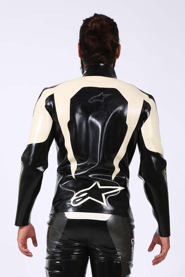 Rubber Latex Racing Jacket