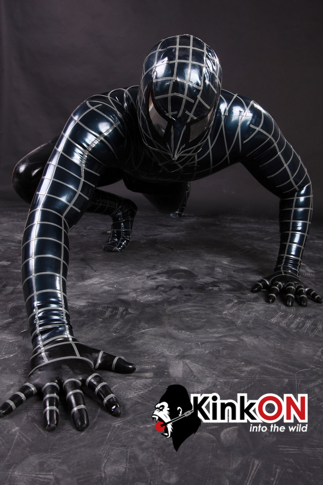 Rubber Black Spiderman Catsuit – theKinkOn Rubber Black Spiderman Catsuit – theKinkOn
