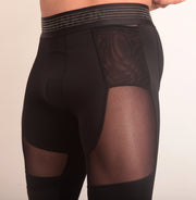 KinkON Paneled mesh leggins